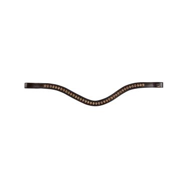 Bridão Waldhausen X-Line Relaxation focinheira anatômica Castanho