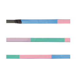Rêdeas de borracha Rainbow Star Preto