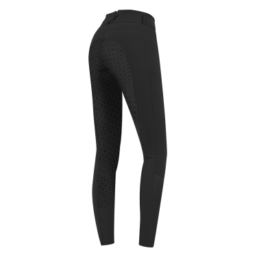 Calça de equitação ELT Micro Sport silicone cintura alta Preto Calça de equitação ELT Micro Sport silicone cintura alta Preto