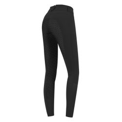 Calça de equitação ELT Micro Sport silicone cintura alta Preto Calça de equitação ELT Micro Sport silicone cintura alta Preto