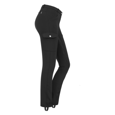 Calça de equitação mulher ELT Jodhpur com grip silicone