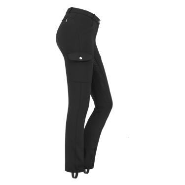 Calça de equitação mulher ELT Jodhpur com grip silicone