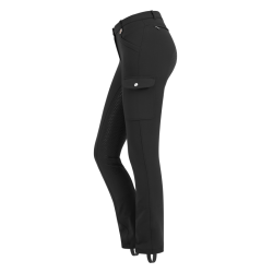 Calça de equitação mulher ELT Jodhpur com grip silicone