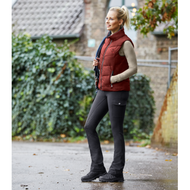 Calça de equitação mulher ELT Jodhpur com grip silicone