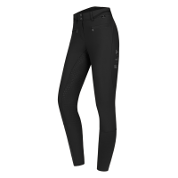 Calça de equitação ELT Maja Glam Curved cintura alta Preto Calça de equitação ELT Maja Glam Curved cintura alta Preto