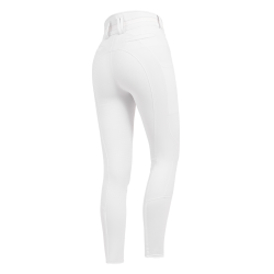 Calça de equitação ELT Maja Glam Curved cintura alta Branco Calça de equitação ELT Maja Glam Curved cintura alta Branco