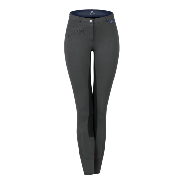 Calça de equitação infantil ELT Fun Sport Asfalto / preto