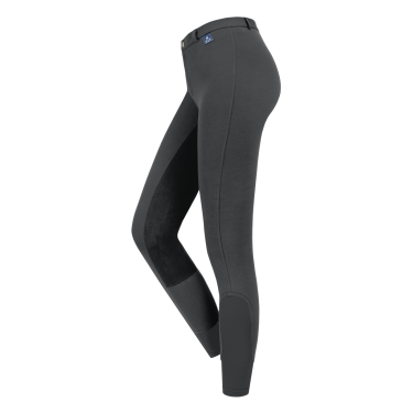 Calça de equitação infantil ELT Fun Sport Asfalto / preto