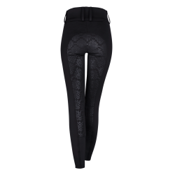 Calça de equitação ELT Elisa cintura alta meia-estação Preto