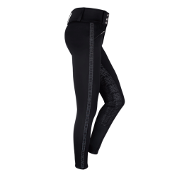Calça de equitação ELT Elisa cintura alta meia-estação Preto