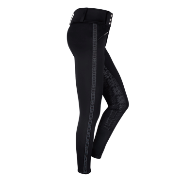 Calça de equitação ELT Elisa cintura alta meia-estação Preto
