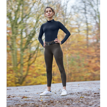 Legging ELT de cintura alta Hanna Lamas Cinzento