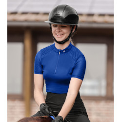T-shirt com fecho funcional ELT Nancy Azul safira