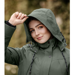 Parka de equitação ELT inverno Performance Ontario Verde-oliva escuro Kaki Parka de equitação ELT inverno Performance Ontario Verde-oliva escuro Kaki