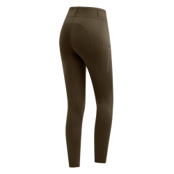 Legging de equitação ELT Ella Glam Castanho verde