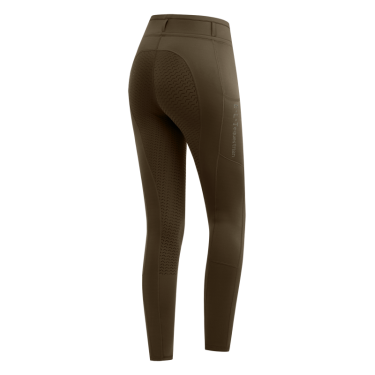 Legging de equitação ELT Ella Glam Castanho verde