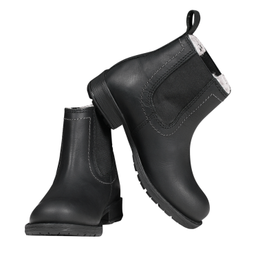 Botas jodhpur de inverno infantis ELT Preto / prata