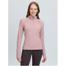 Polar feminino equitação LeMieux com gola 1/4 zip