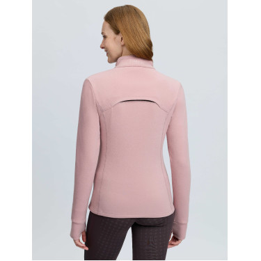 Polar feminino equitação LeMieux com gola 1/4 zip