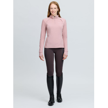 Polar feminino equitação LeMieux com gola 1/4 zip