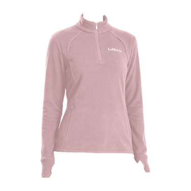 Polar feminino equitação LeMieux com gola 1/4 zip
