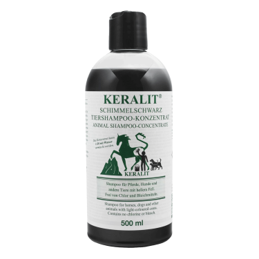 Shampoo equino Keralit p/ pelagem branca 500 ml