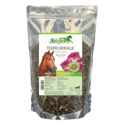 Suplemento equino: Garra-do-diabo moída Stiefel 1kg Suplemento equino: Garra-do-diabo moída Stiefel 1kg