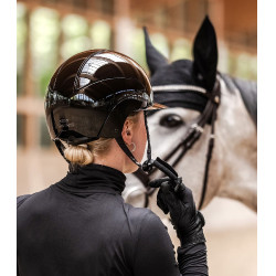 Capacete Swing H24 Lady glossy Preto brilhante