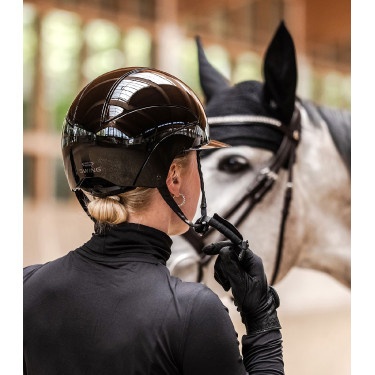 Capacete Swing H24 Lady glossy Preto brilhante
