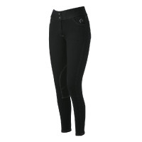 Calça Equithème Pull-On Infantil Preto / branco Calça Equithème Pull-On Infantil Preto / branco