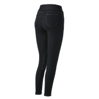 Calça Equithème Pull-On Infantil Preto / branco Calça Equithème Pull-On Infantil Preto / branco
