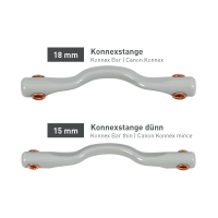 Mors de bridão Beris passagem de língua Konnex anel fechado 7,5 cm Suave Castanho Mors de bridão Beris passagem de língua Konnex anel fechado 7,5 cm Suave Castanho