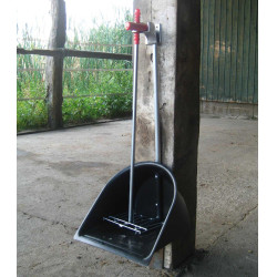 Suporte para recolher esterco Waldhausen metal Cinzento