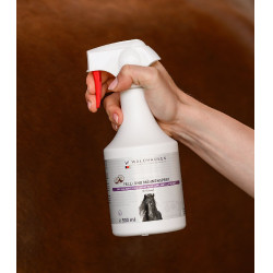 Spray de óleo de coco para cuidados do cavalo 500 ml