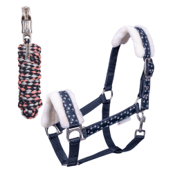 Conjunto de cabresto Waldhausen Lucky Azul noturno / lucky