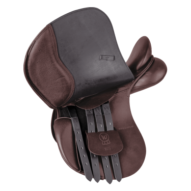 Sela mista Waldhausen couro Comfort Castanho