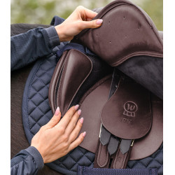 Sela mista Waldhausen couro Comfort Castanho