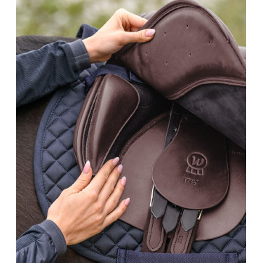 Sela mista Waldhausen couro Comfort Castanho