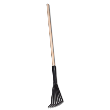 Ancinho Waldhausen para recolher estrume Preto