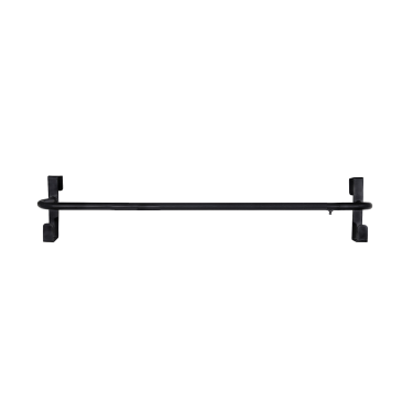 Suporte de mantas Waldhausen ajustável para boxe Preto