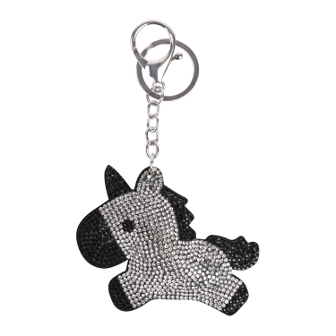 Chaveiro Waldhausen Unicórnio Prata / preto