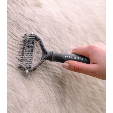 Pente Waldhausen desembaraçador Preto / cinza Cinzento