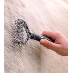 Pente Waldhausen desembaraçador Preto / cinza Cinzento Pente Waldhausen desembaraçador Preto / cinza Cinzento