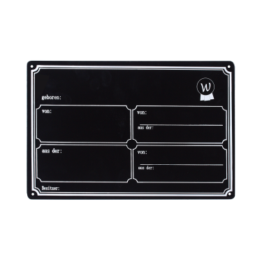 Painel de box Waldhausen metal Preto