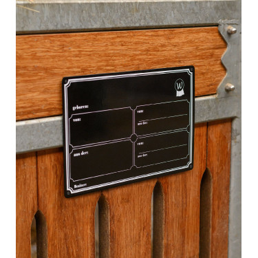 Painel de box Waldhausen metal Preto