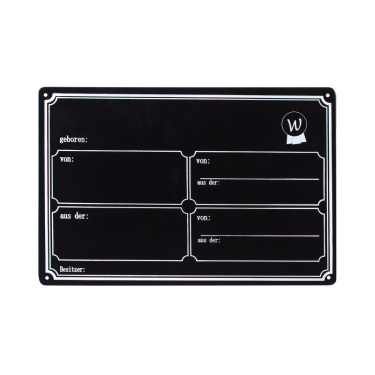 Painel de box Waldhausen metal Preto