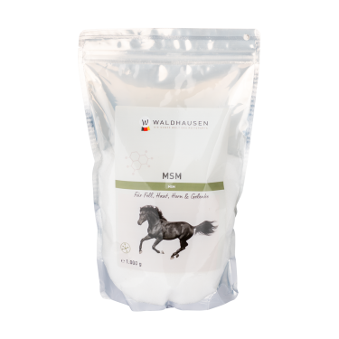 Suplemento equino MSM Waldhausen para cascos e pelagem Suplemento equino MSM Waldhausen para cascos e pelagem