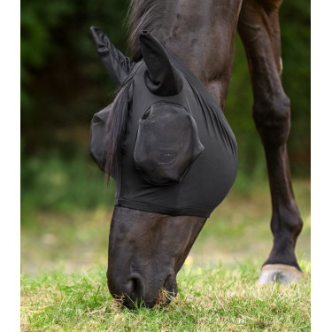 Máscara anti-moscas Waldhausen Puck Preto
