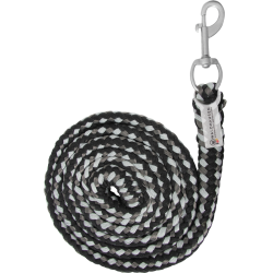 Cabo de condução Waldhausen Plus com mosquetão Preto / cinza Cinzento