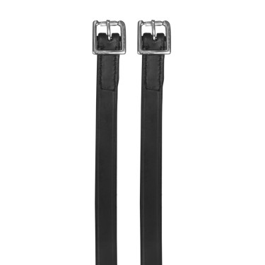 Tiras de esporas Waldhausen couro Preto